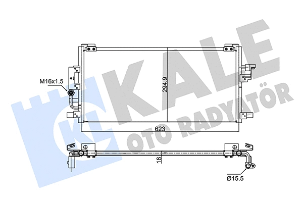 Condenser, air conditioning (350695)