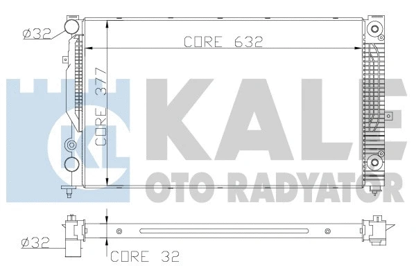 Radiator, engine cooling (368000)