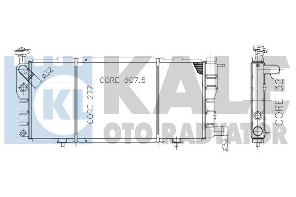 Radiator, engine cooling (137800)