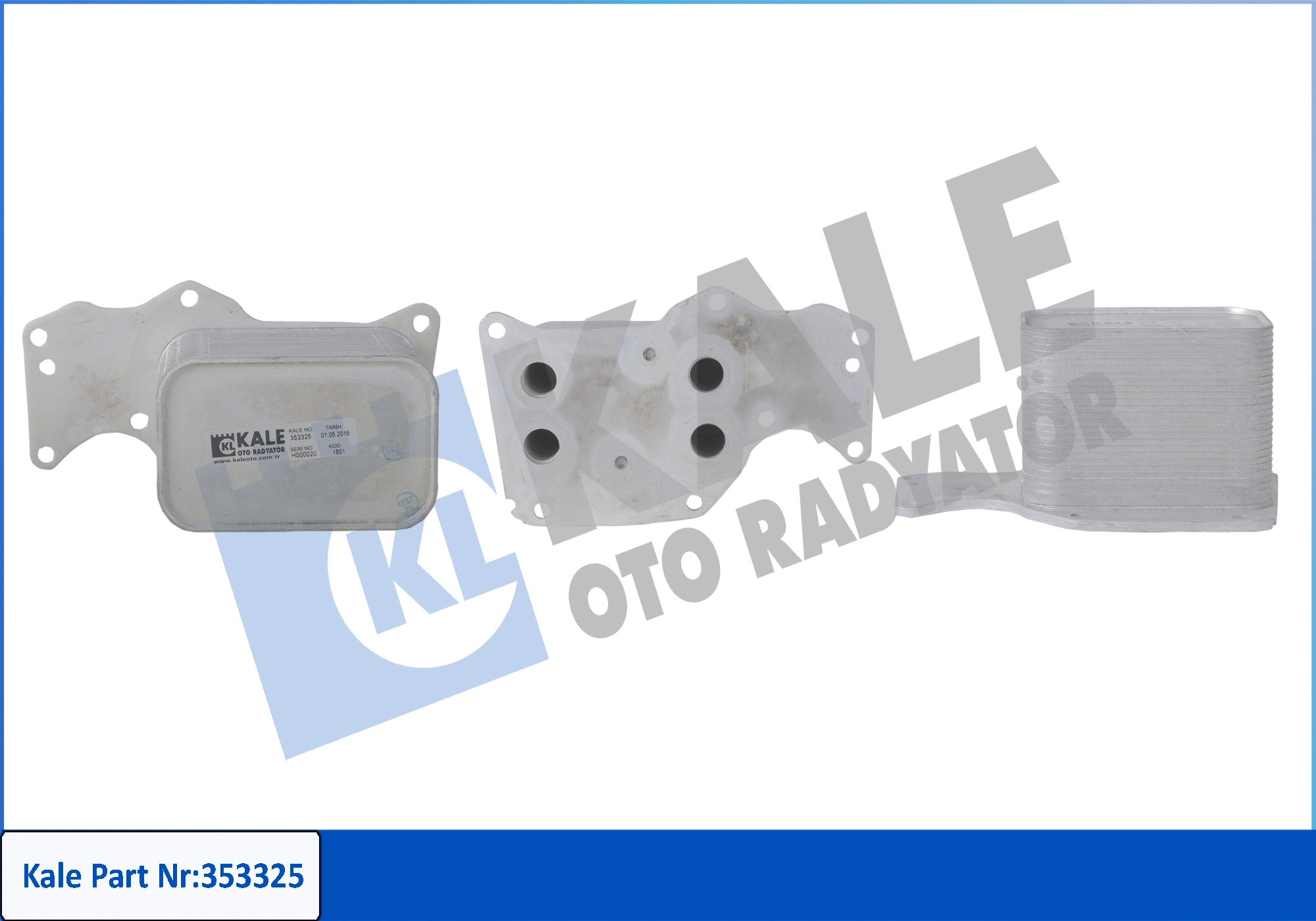 Oil Cooler, engine oil (353325)