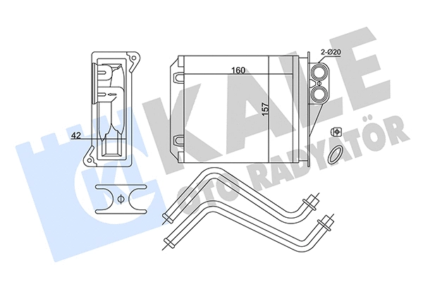 Heat Exchanger, interior heating (352175)