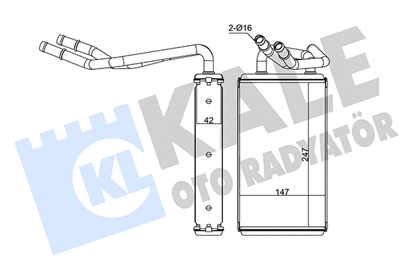 Heat Exchanger, interior heating (163900)