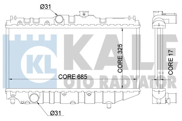 Radiator, engine cooling (342160)