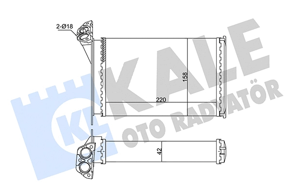 Heat Exchanger, interior heating (352045)
