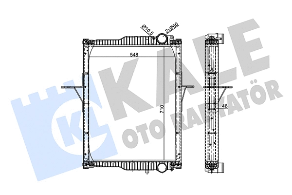 Radiator, engine cooling (355695)