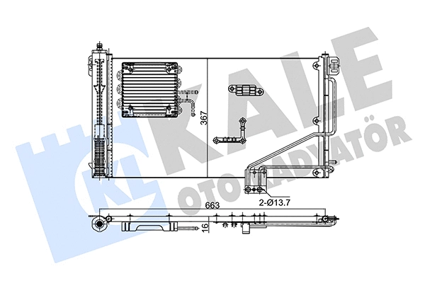 Condenser, air conditioning (353175)