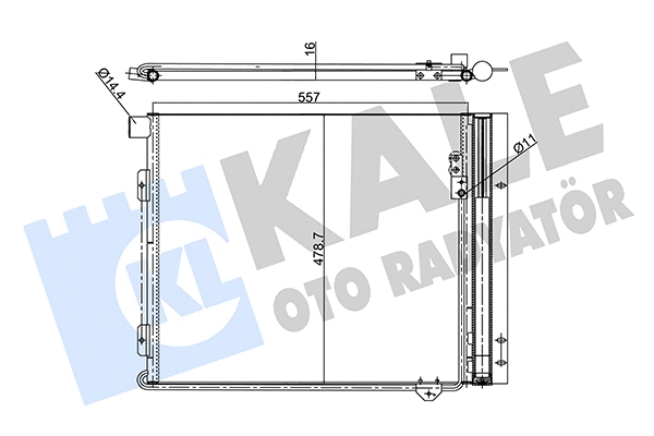Condenser, air conditioning (350445)