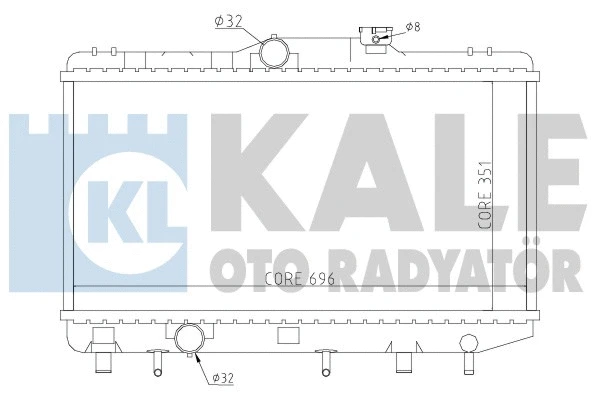 Radiator, engine cooling (341925)