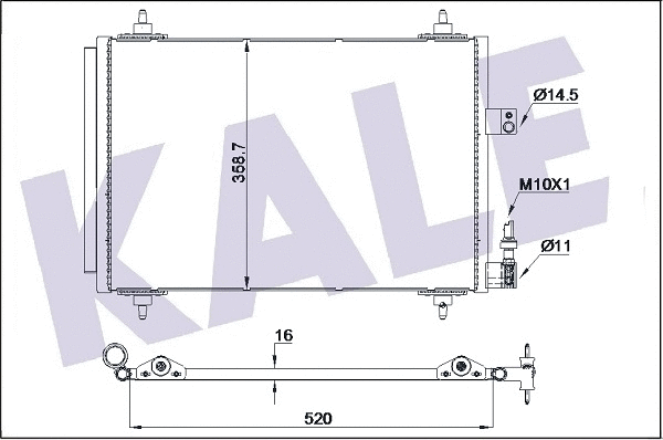 Condenser, air conditioning (429500)