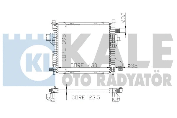 Radiator, engine cooling (197100)