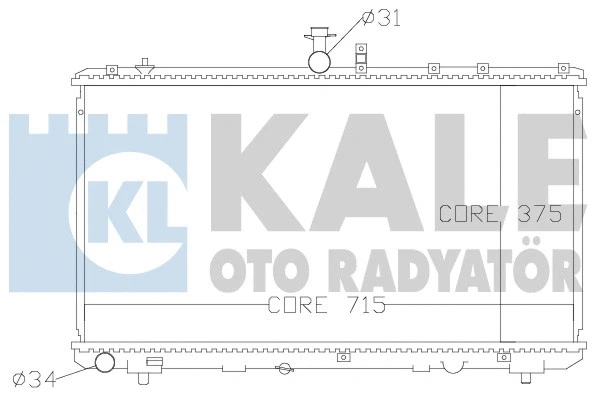 Radiator, engine cooling (342125)