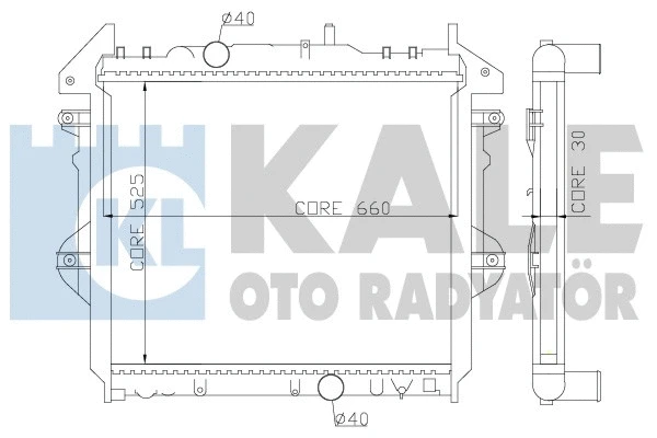 Radiator, engine cooling (352600)