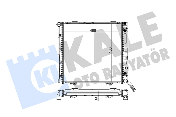 Radiator, engine cooling (361400)