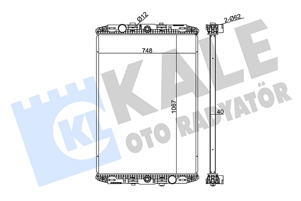 Radiator, engine cooling (349430)