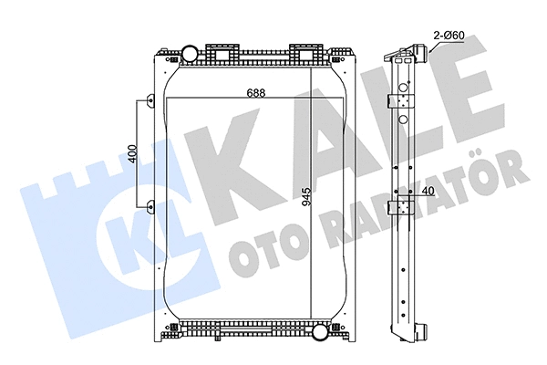 Radiator, engine cooling (349370)