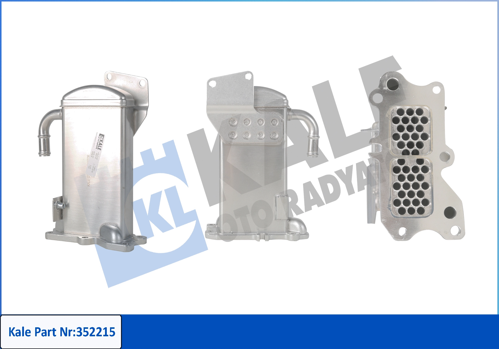 Cooler, exhaust gas recirculation (352215)