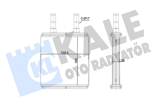 Heat Exchanger, interior heating (352110)