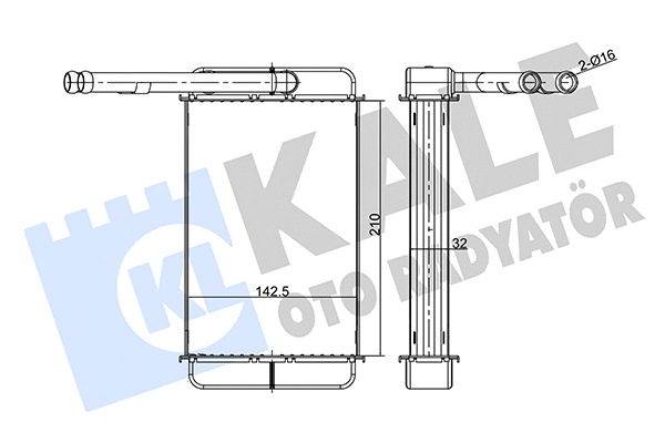Heat Exchanger, interior heating (346530)