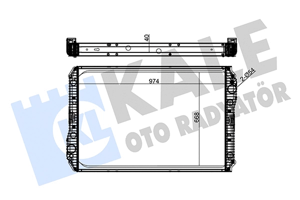 Radiator, engine cooling (280000)