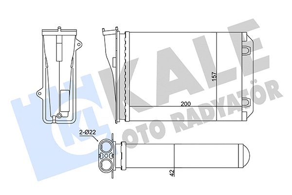 Heat Exchanger, interior heating (356125)
