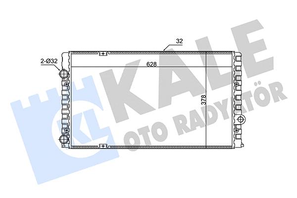 Radiator, engine cooling (348250)