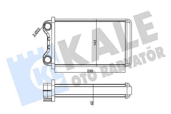 Heat Exchanger, interior heating (346245)