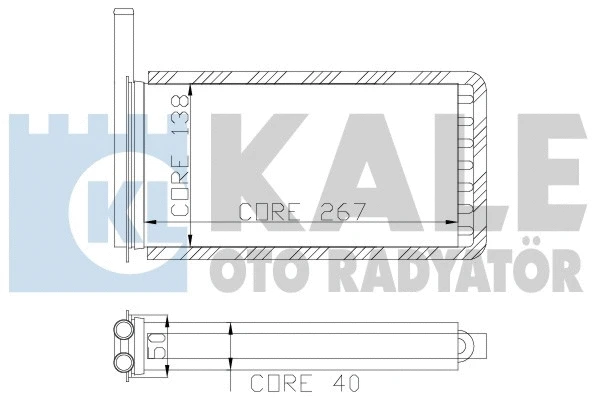 Heat Exchanger, interior heating (104700)
