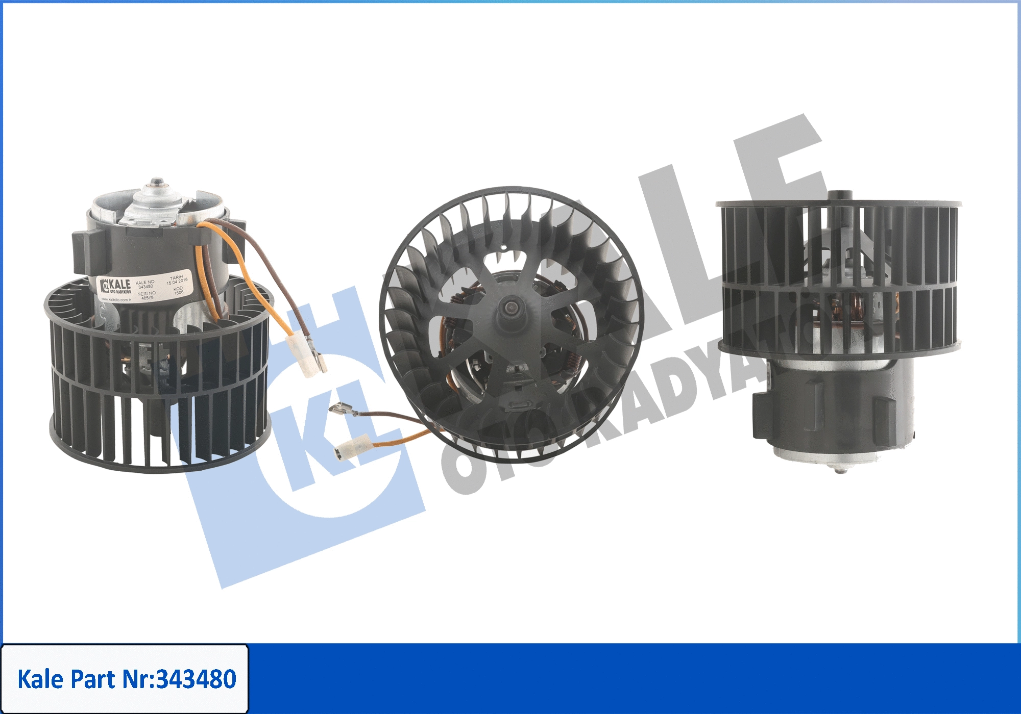 Electric Motor, interior blower (343480)