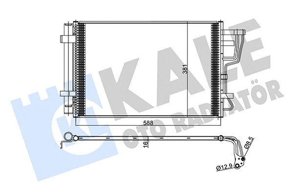 Condenser, air conditioning (345455)