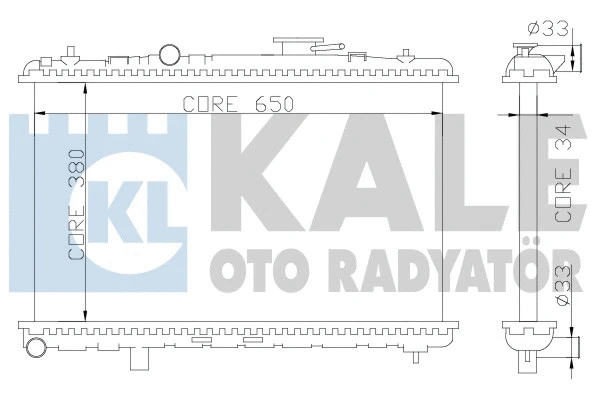 Radiator, engine cooling (369200)