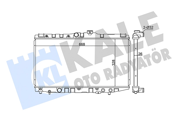 Radiator, engine cooling (346045)
