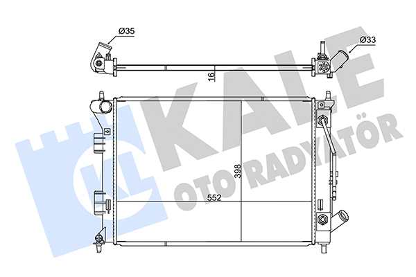 Radiator, engine cooling (347795)