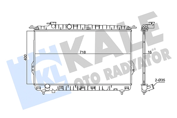 Radiator, engine cooling (347810)