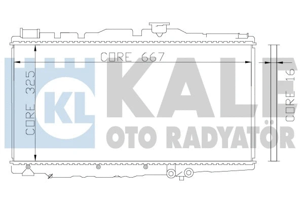 Radiator, engine cooling (342155)