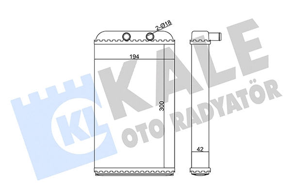 Heat Exchanger, interior heating (346285)