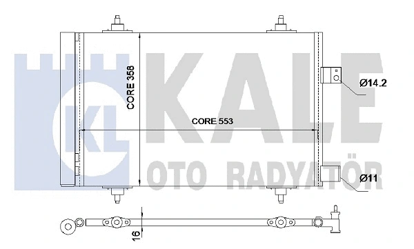 Condenser, air conditioning (345665)