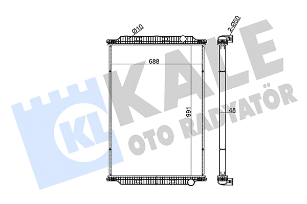 Radiator, engine cooling (349395)