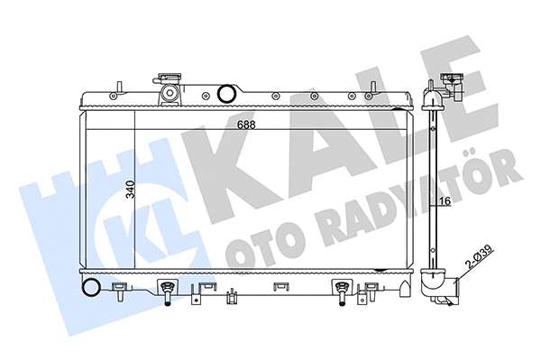 Radiator, engine cooling (371500)