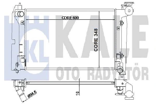Radiator, engine cooling (352700)
