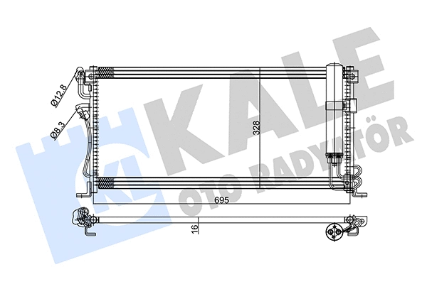 Condenser, air conditioning (345770)