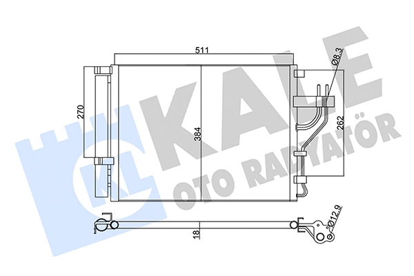 Condenser, air conditioning (345425)