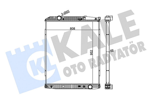 Radiator, engine cooling (349405)
