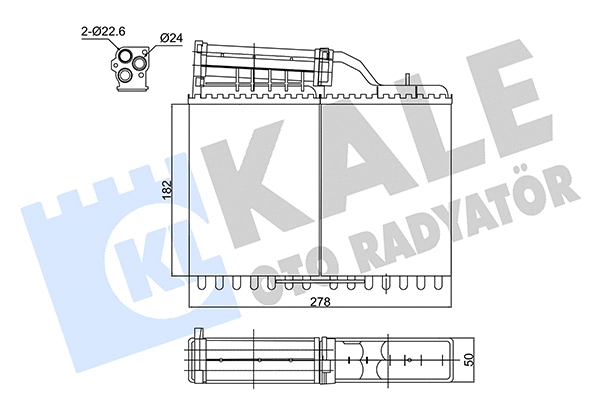 Heat Exchanger, interior heating (346465)
