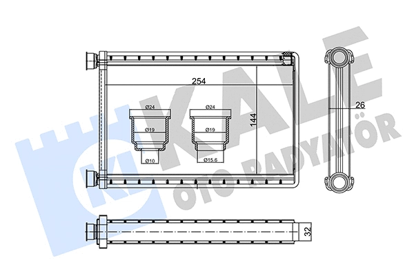 Heat Exchanger, interior heating (346460)