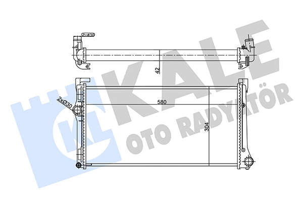 Radiator, engine cooling (356905)