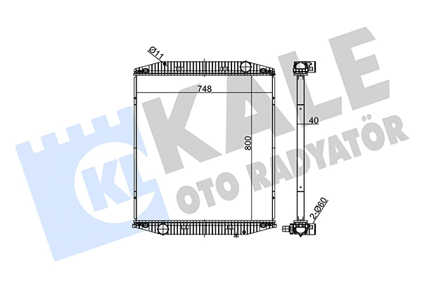 Radiator, engine cooling (349435)