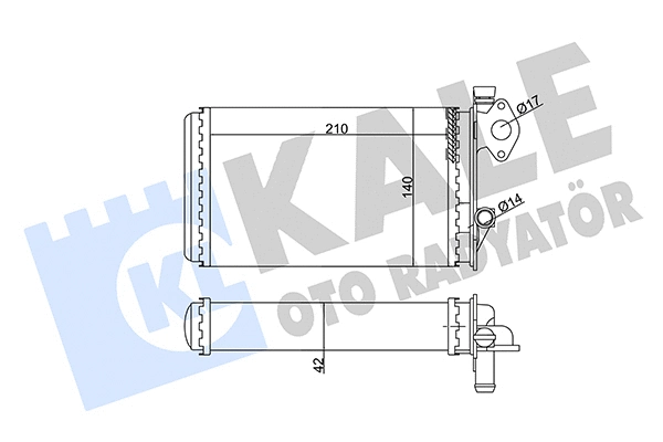 Heat Exchanger, interior heating (352035)