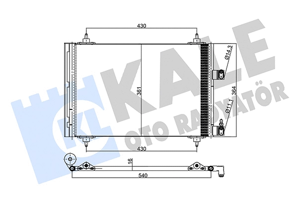 Condenser, air conditioning (357815)