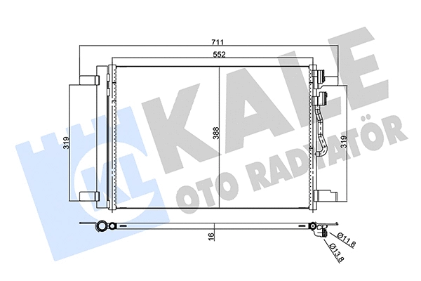 Condenser, air conditioning (357965)