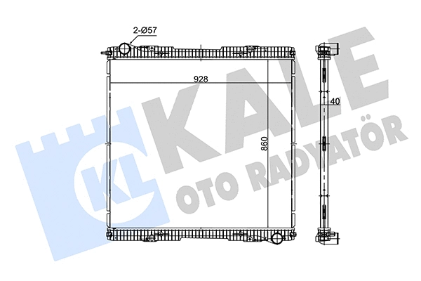 Radiator, engine cooling (352825)